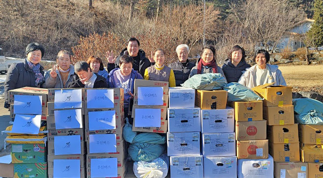 춘천 나눔의동산 식료품 기부